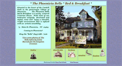 Desktop Screenshot of phoeniciabelle.com